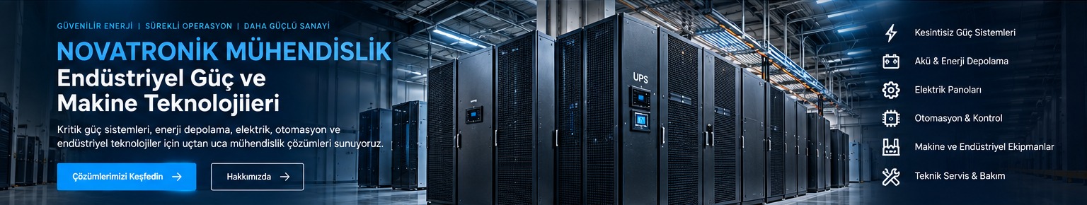 Endüstriyel güç, akü, otomasyon ve makine çözümleri