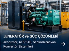 Jeneratör ve güç çözümleri